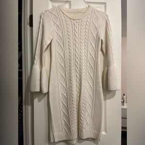 Eliza J Ivory Knit Dress